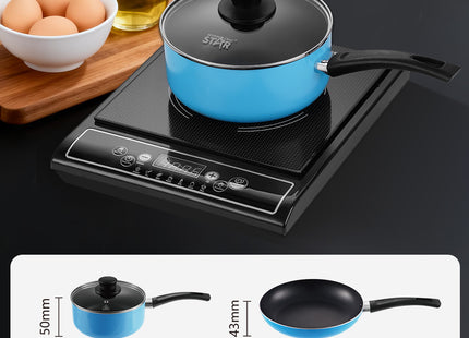 Set de Ollas Winning Star, ST-5223, Aluminio, 2 Piezas