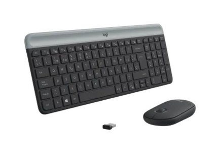 Teclado y Mouse Logitech Slim MK470 | Inalámbrico | Diseño Ultra Delgado