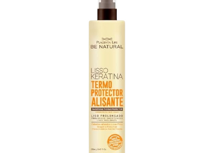 Tratamiento Alisante Thermo Liso Keratina Placent Life | 250ml | Control de frizz y alisado duradero