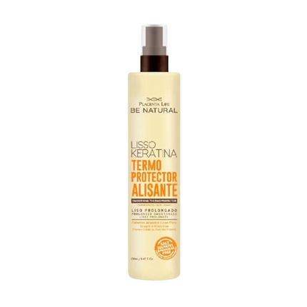 Tratamiento Alisante Thermo Liso Keratina Placent Life | 250ml | Control de frizz y alisado duradero