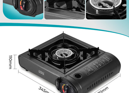 Winning Star cocina de gas portátil 2500W negro, ST-9664
