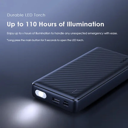 Power Bank Oraimo Traveler Link 20 | 20000mAh | 4 Cables Incorporados | OPB-P5201