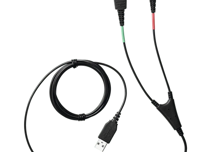 Jabra Link 265 Cable de Supervisión USB/QD para 2 Headsets QD, 265-09