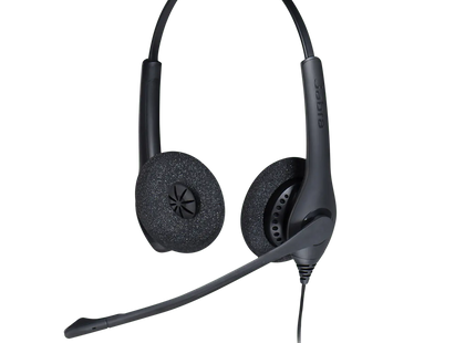 Jabra Biz 1500 Duo QD Headset Alámbrico con Micrófono de Cancelación de Ruido