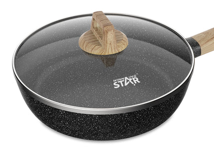Sartén Antiadherente Winning Star ST-5202-24, Aluminio 24 cm