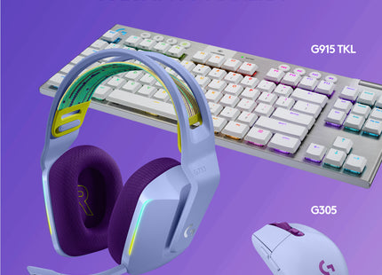 Headset Logitech Gaming G733 | Inalámbrico | LIGHTSPEED | Sonido Surround | RGB