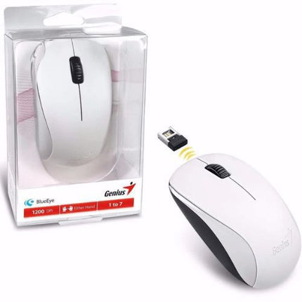 Mouse Genius RS2 NX-7000 | Inalámbrico | Con Receptor USB | 1200 DPI | Diseño Ambidiestro