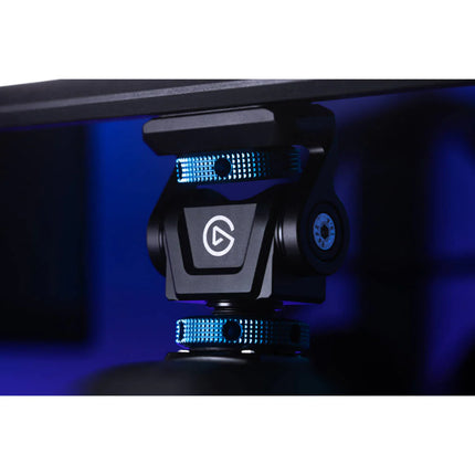 Montura para Luz Elgato Key Light Mini Cold Shoe | Soporte Ajustable | Compatible con Cámaras | Color Negro