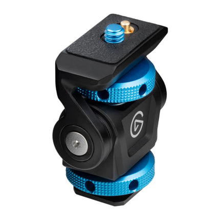 Montura para Luz Elgato Key Light Mini Cold Shoe | Soporte Ajustable | Compatible con Cámaras | Color Negro