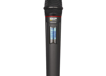 SKP UHF-600 PRO micrófono inalámbrico doble - accesorios incluidos