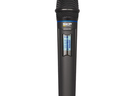 SKP UHF-600 PRO micrófono inalámbrico doble - detalle de micrófonos