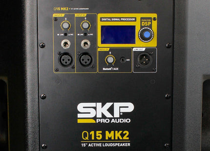 SKP Q15 MK2 parlante profesional activo - vista lateral