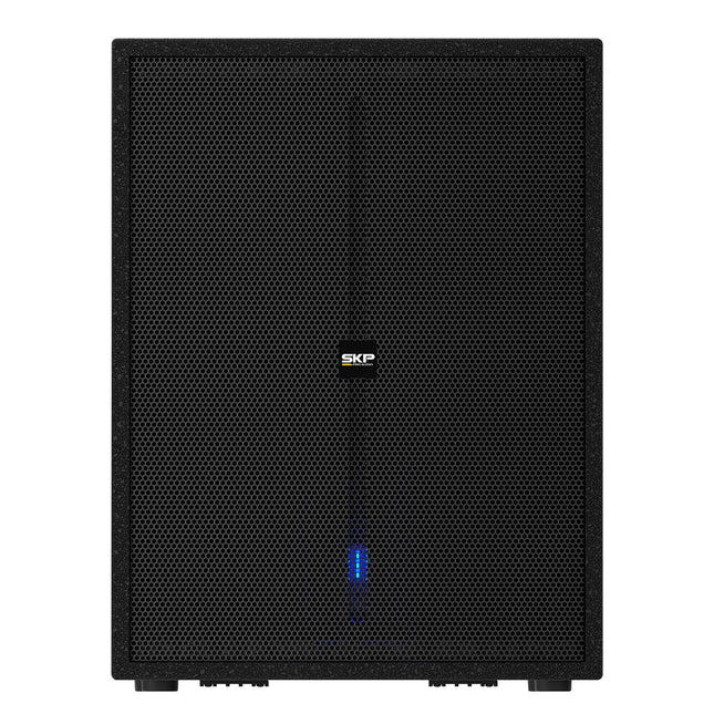 SKP QW18S subwoofer profesional de madera - vista frontal