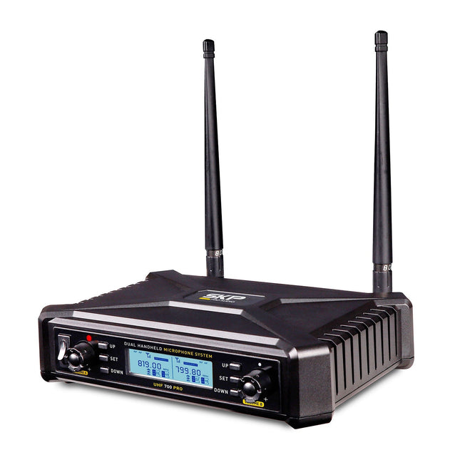 SKP UHF-700 PRO kit inalámbrico multifrecuencia - micrófono de mano