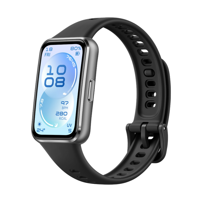 HUAWEI Band 11 pulsera inteligente negra pantalla AMOLED 1.62 pulgadas vista frontal