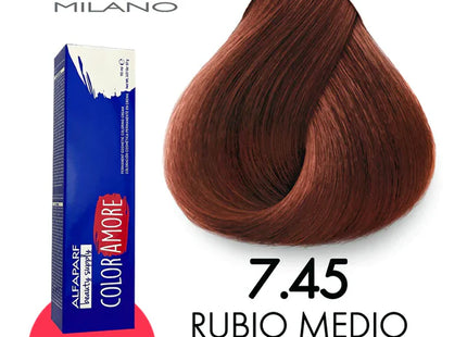 Alfaparf Color Amore 7.45 Tinte Permanente para Cabello 90 ml