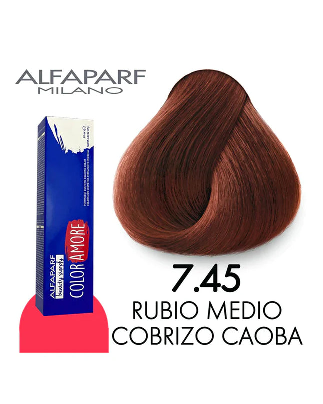 Alfaparf Color Amore 7.45 Tinte Permanente para Cabello 90 ml