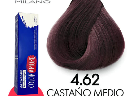 Alfaparf Color Amore 4.62 Tinte Permanente para Cabello 90 ml