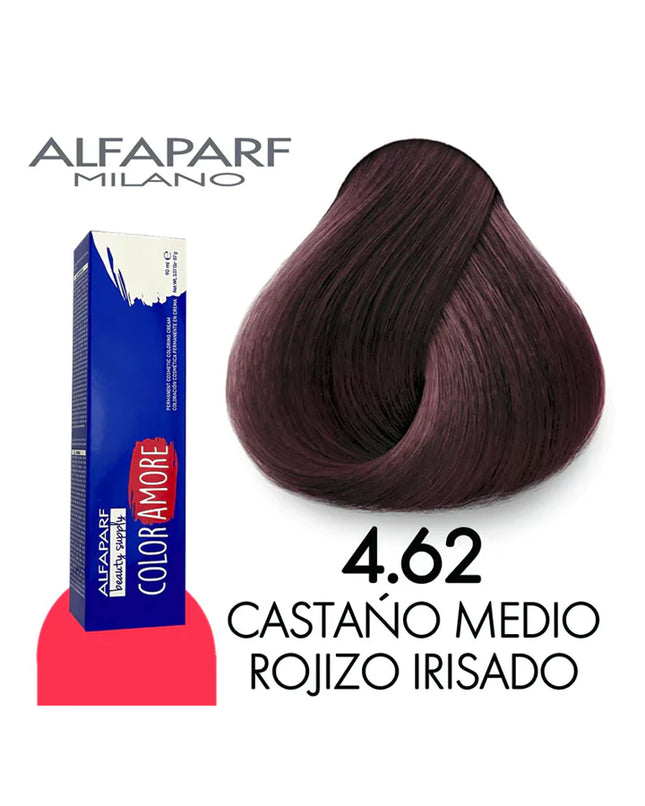 Alfaparf Color Amore 4.62 Tinte Permanente para Cabello 90 ml
