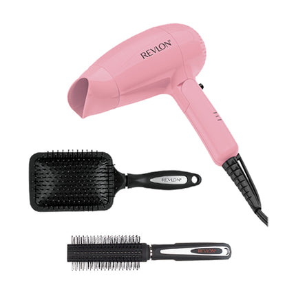 Kit Secadora de Viaje Revlon 1875W Dual Voltaje | Para secar y estilizar tu cabello donde sea que estés