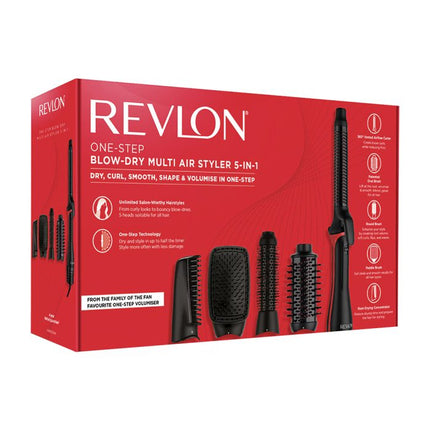 Styler 5 en 1 Multi One Step Revlon | Para secar, alisar, rizar, moldear y dar volumen con una sola herramienta