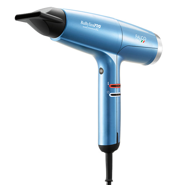 Secadora BaByliss Falco Titanium XL | 2000W | Motor AC | Tecnología Iónica | Titanio