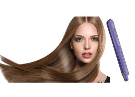 Alisadora Cerámica 1” Morado Oscuro Revlon | Para un alisado controlado con brillo y sin frizz