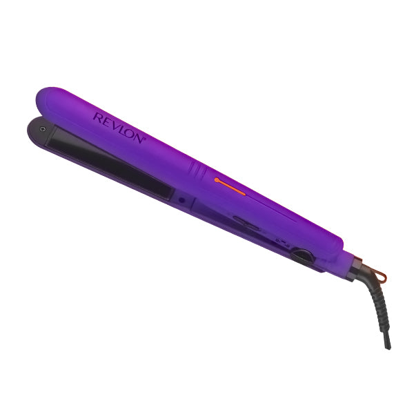 Alisadora Cerámica 1” Morado Oscuro Revlon | Para un alisado controlado con brillo y sin frizz