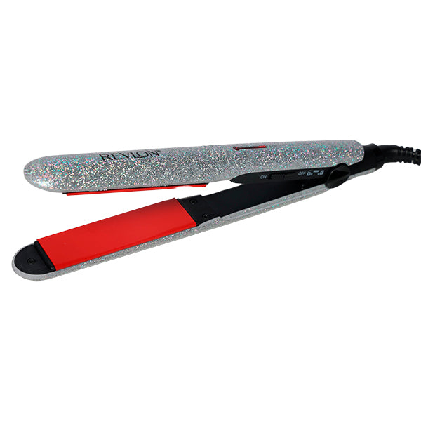 Alisadora Cerámica 1” Plata Revlon | Para un alisado preciso y elegante con protección contra el frizz