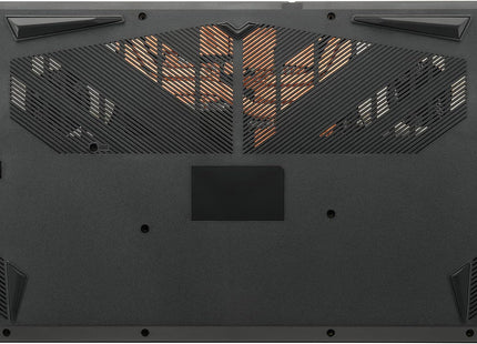 Perfil delgado laptop GIGABYTE G5 vista lateral completa