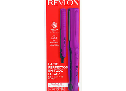 Set de Planchas 1” y ½” Magenta Revlon | Para alisar y dar forma con precisión en casa o de viaje
