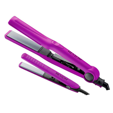 Set de Planchas 1” y ½” Magenta Revlon | Para alisar y dar forma con precisión en casa o de viaje