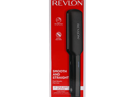 Alisadora Cerámica Revlon 2” | Para alisar y controlar cabellos gruesos o largos con facilidad
