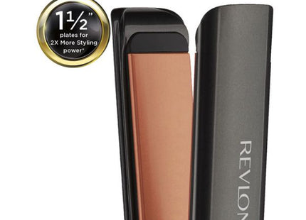 Alisadora Extra Larga con Cera Revlon RVST21 | Para un alisado profesional y protección con cera
