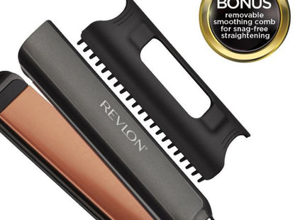 Alisadora Extra Larga con Cera Revlon RVST21 | Para un alisado profesional y protección con cera