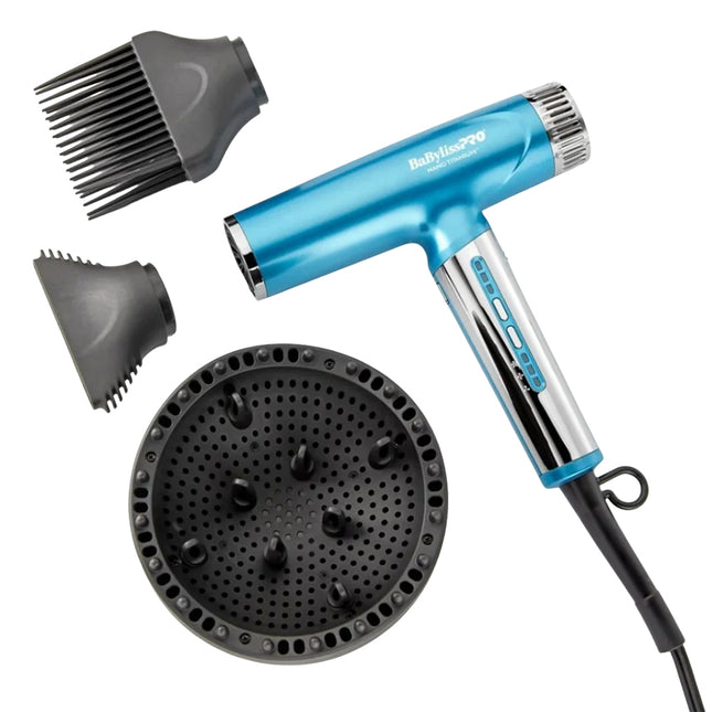 BaBylissPRO Secadora Nano Light Iónica Celeste 1400W