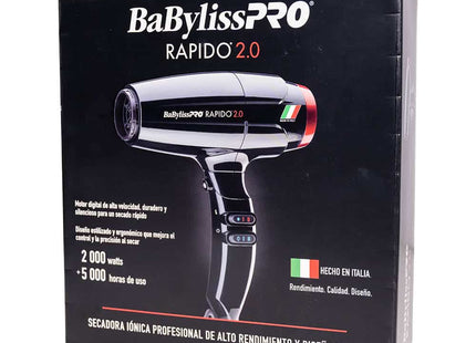 BaByliss secadora Ionica Rapido 2.0