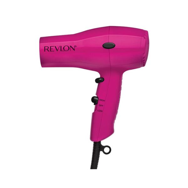 Secadora Compacta Fucsia 1875W Revlon | Para secar tu cabello rápidamente con estilo y comodidad