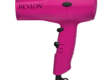 Secadora Compacta Fucsia 1875W Revlon | Para secar tu cabello rápidamente con estilo y comodidad