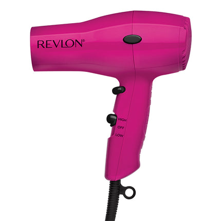 Secadora Compacta Fucsia 1875W Revlon | Para secar tu cabello rápidamente con estilo y comodidad