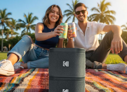 Parlante Kodak Soundbrix Gris, B0DQVBXB6V