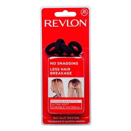 Ligas Elásticas Ultra Suave Revlon x50 | Para sujetar el cabello sin tirones ni marcas