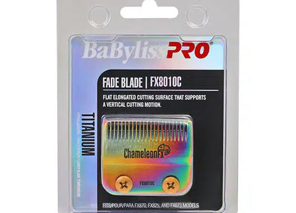 Barberology Cuchilla titanio Camaleón, FX8010C