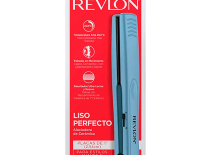 Alisadora Profesional Celeste 1” Revlon | Para un alisado preciso y elegante con acabado de salón