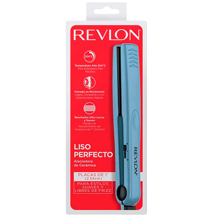 Alisadora Profesional Celeste 1” Revlon | Para un alisado preciso y elegante con acabado de salón