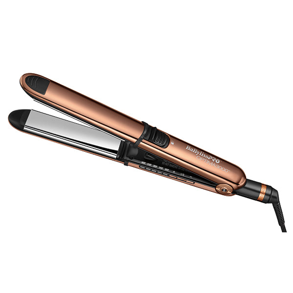 Plancha Optima 3000 1” Oro Rosa BaByliss | Para cabello normal a grueso | Tecnología Nano Titanium | Temperatura Ajustable
