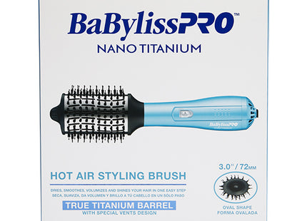 Cepillo Capilar BaByliss Hot Air Styling Titanium 3.0 | Para moldear y alisar tu cabello con acabado profesional