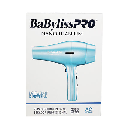 Secadora BaByliss Light & Powerful 2000W | Para todo tipo de cabello  | Motor AC duradero | Tecnología Iónica anti-frizz