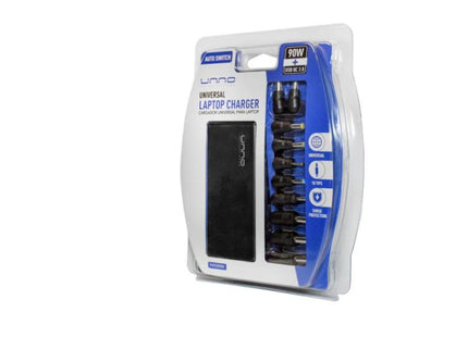 CARGADOR UNNO TEKNO UNIVERSAL PARA PORTATIL 90W PW5291BK
