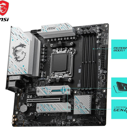 Tarjeta Madre MSI B650M Gaming WiFi | mATX | AM5 | DDR5 | WiFi